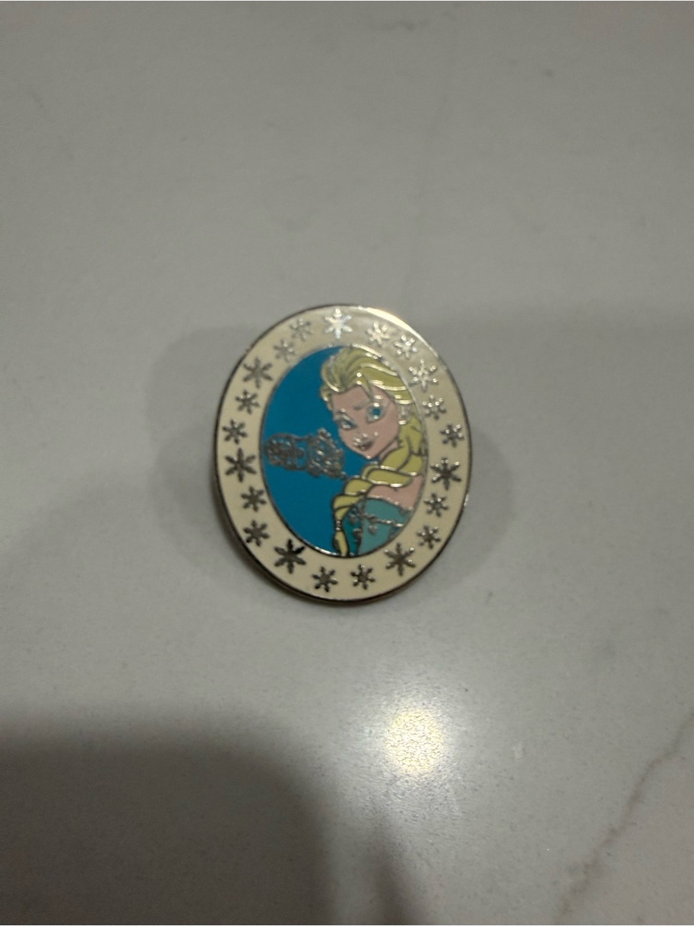 Disney Blue and Blonde Enamel Character Brooch - Women Jewelry